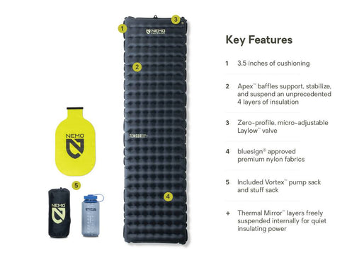 Nemo Tensor™ Extreme conditions ultralight Insulated sleeping pad